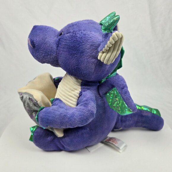 12” Cuddle Barn Duncan The Storytelling Dragon Talking Plush-Reads 5 Fairy Tales - Picture 2 of 8